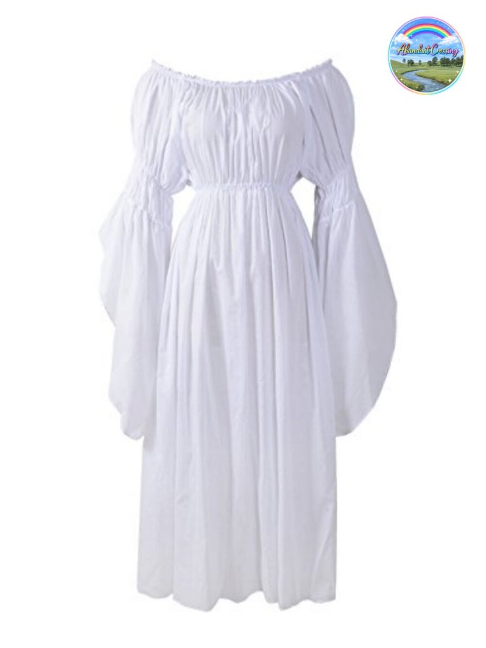 Renaissance Medieval Costume Cotton Chemise Under Dress